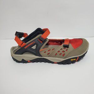 Orange Merrell All Out Blaze Sieve MJ hiking shoe